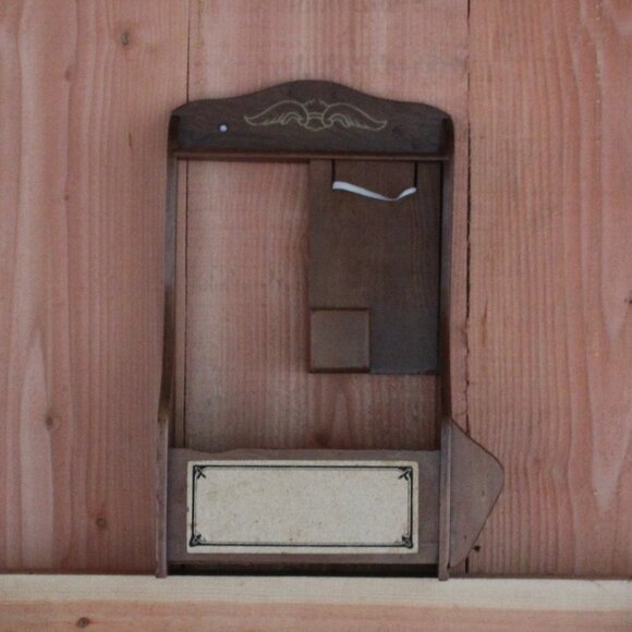 🌸VTG Mail & Key Holder - Practical Wall Station with Cork Board - Picture 1 of 12
